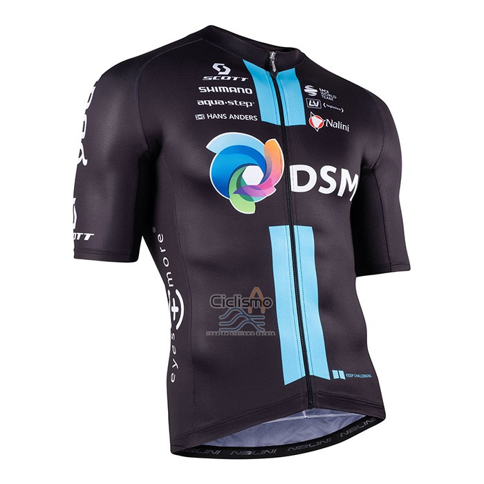 Dsm Ropa Ciclismo Culotte Corto 2022 Mangas Cortas Negro